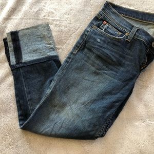 Hudson jeans with cuffed bottom